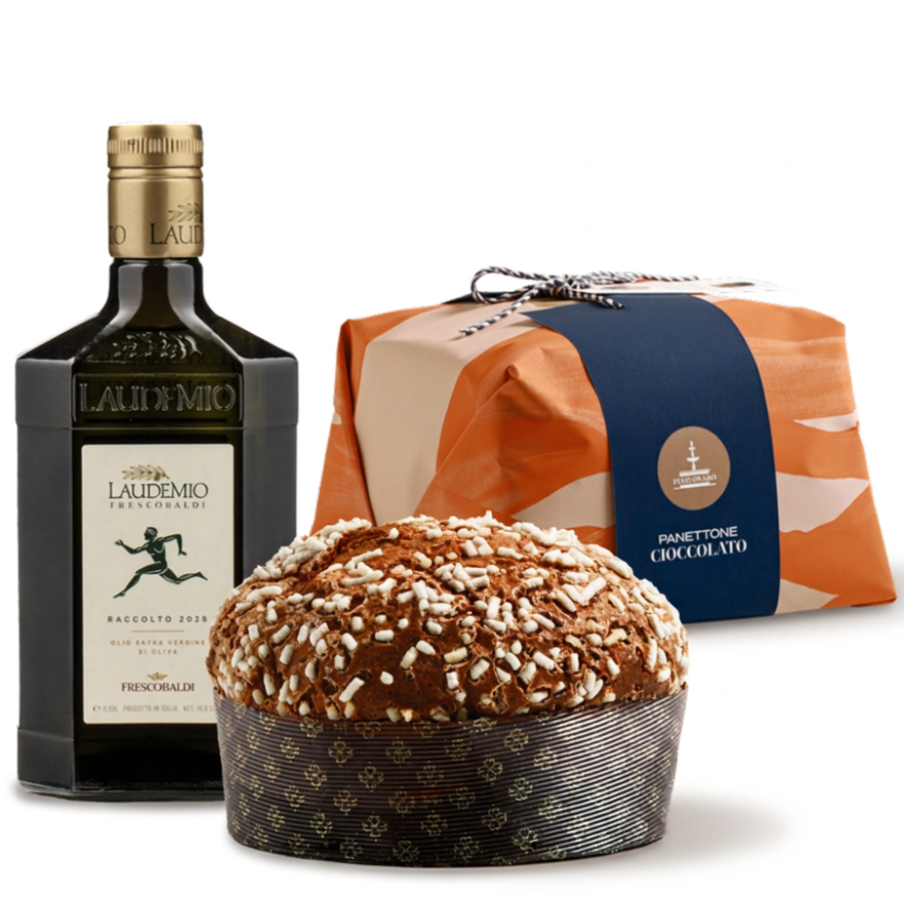 Fiasconaro Chocolate Panettone & Laudemio Extra Virgin Olive Oil 0.5L