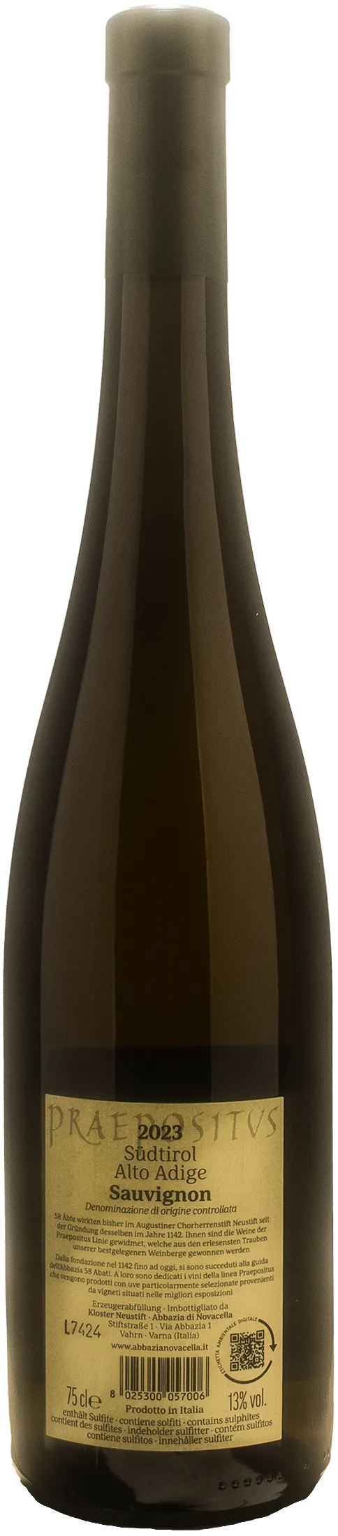 Abbazia di Novacella Praepositus Sauvignon 2023