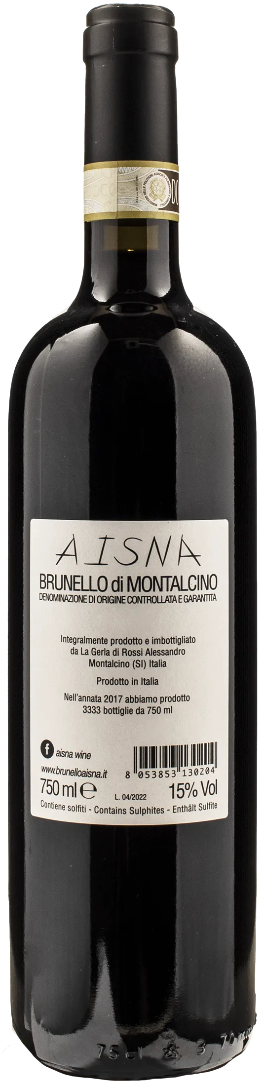 Aisna Brunello di Montalcino 2017