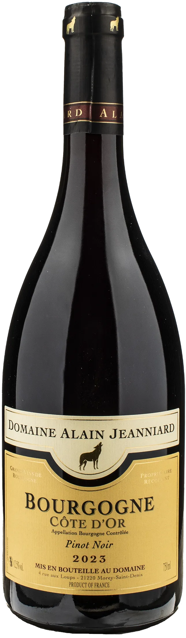 Alain Jeanniard Bourgogne Cote d'Or Pinot Noir 2023