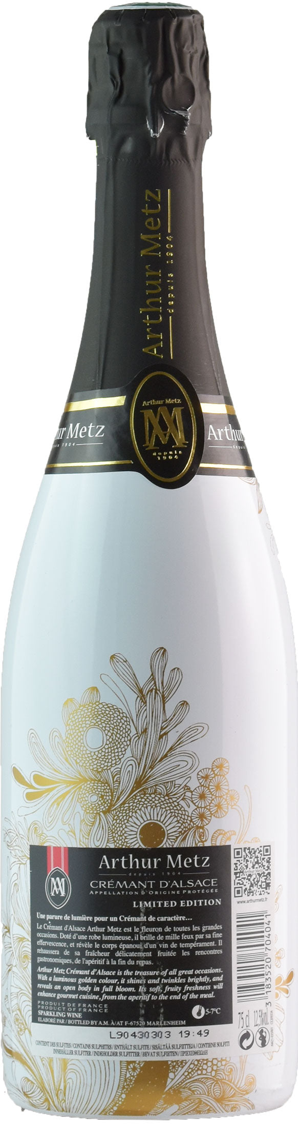 Arthur Metz Cremant d'Alsace Prestige Limited Edition