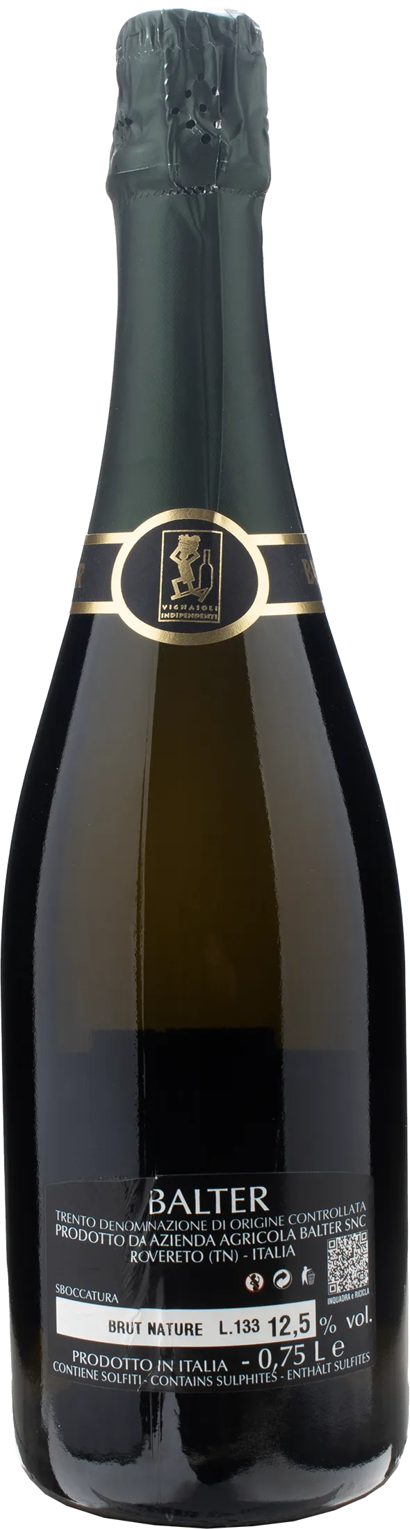 Balter Trento Brut Nature Metodo Classico