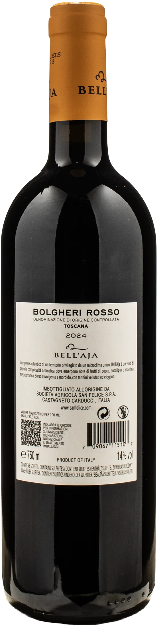 Bell'Aja Bolgheri 2024