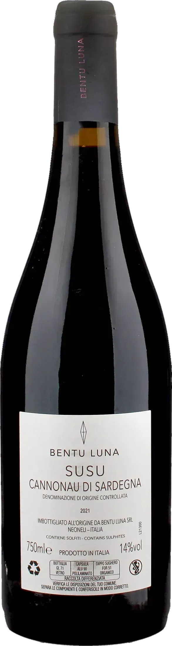 Bentu Luna Cannonau di Sardegna Susu 2021