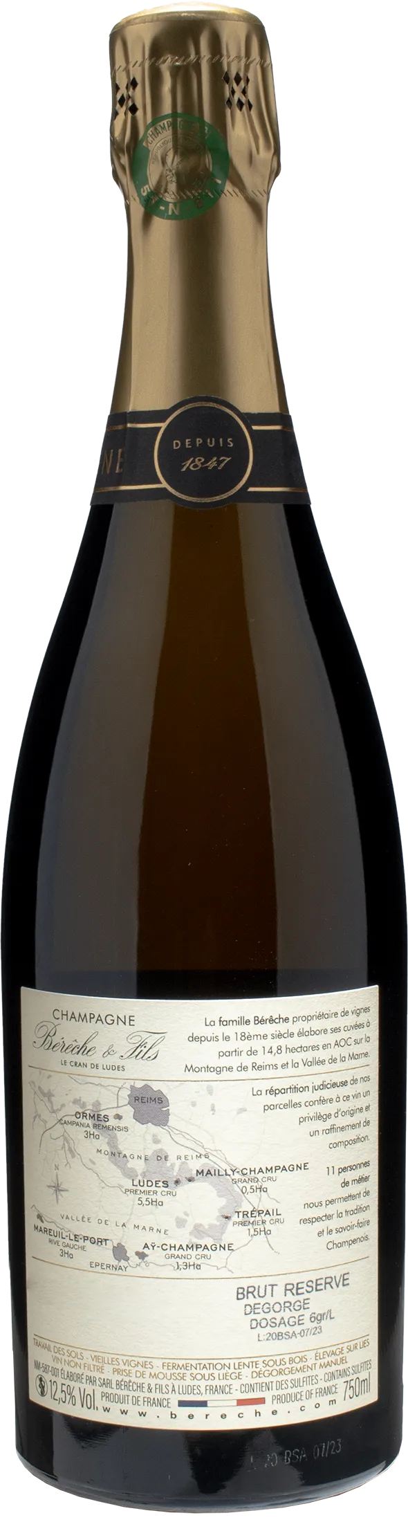 Bereche Champagne Brut Reserve Magnum