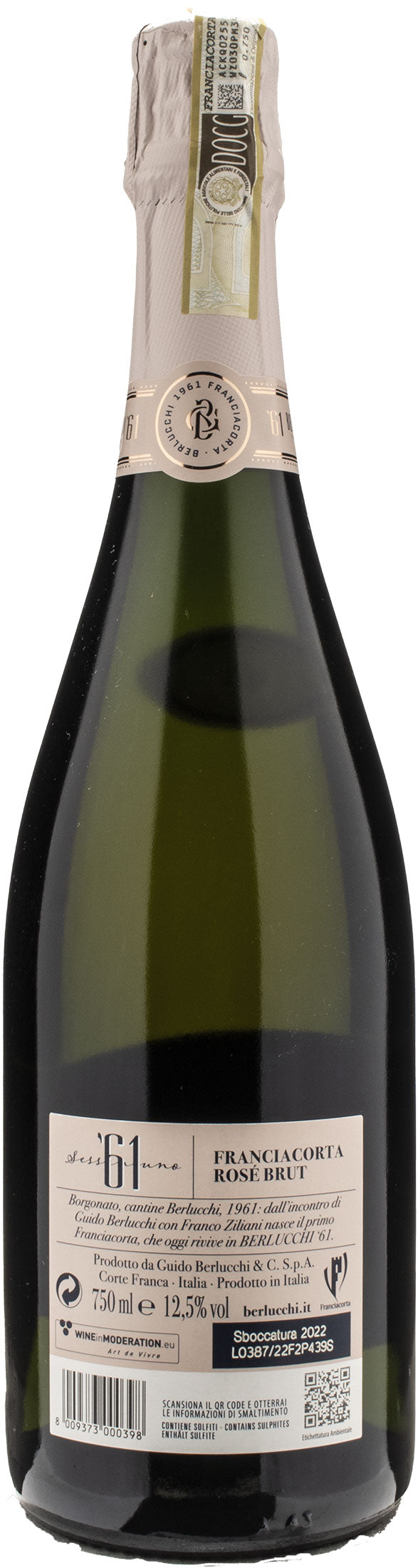 Berlucchi '61 Franciacorta Rosè Brut