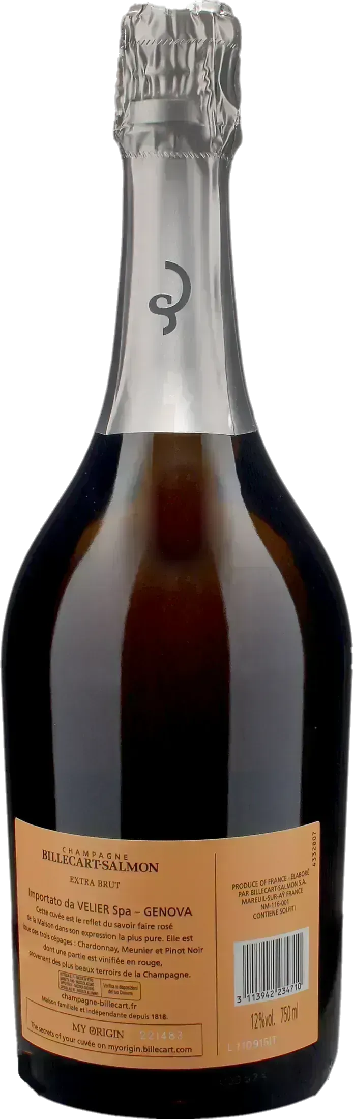 Billecart Salmon Champagne Extra Brut Rose