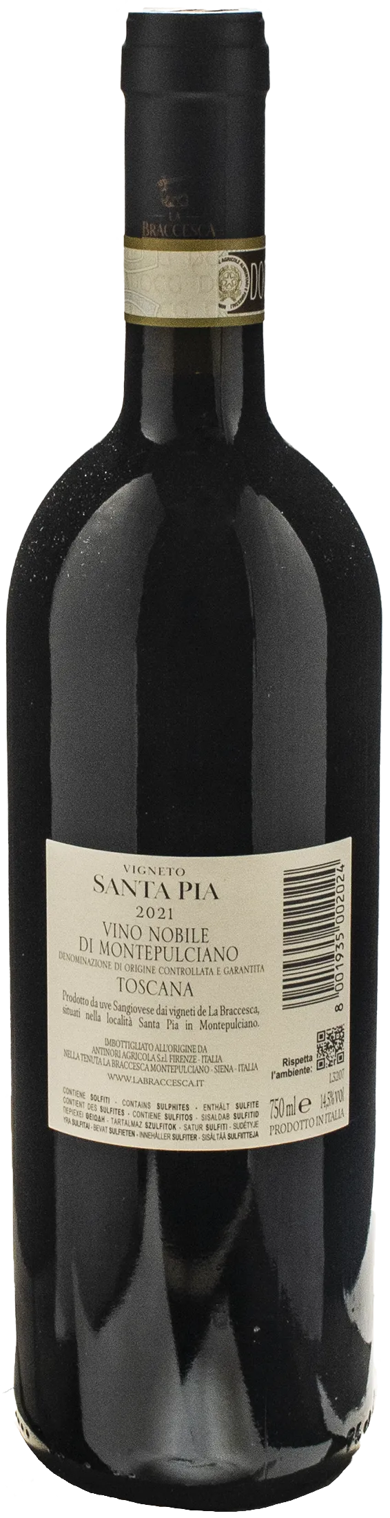 La Braccesca Nobile di Montepulciano Santa Pia 2021