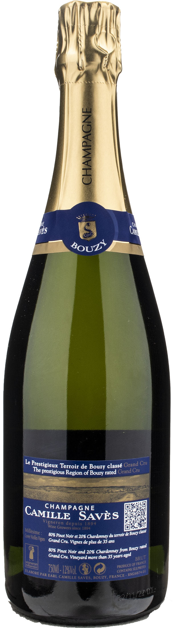 Camille Saves Champagne Grand Cru Brut 2018