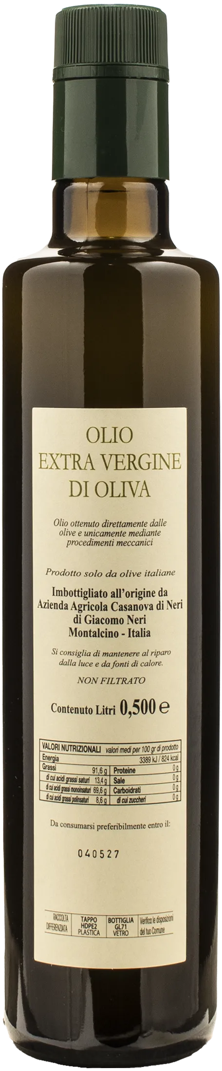 Casanova di Neri Natives Olivenöl extra 0.5L 2025