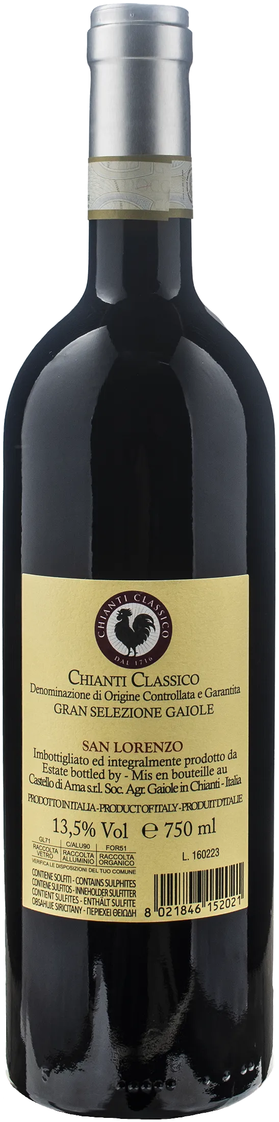 Castello di Ama Chianti Classico Gran Selezione San Lorenzo 2020