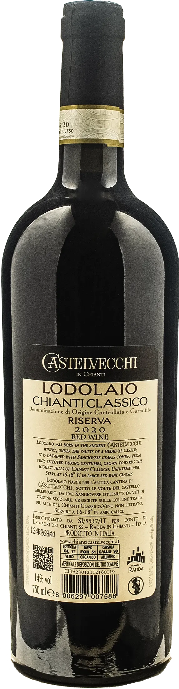 Castelvecchi Chianti Classico Riserva Lodolaio 2020