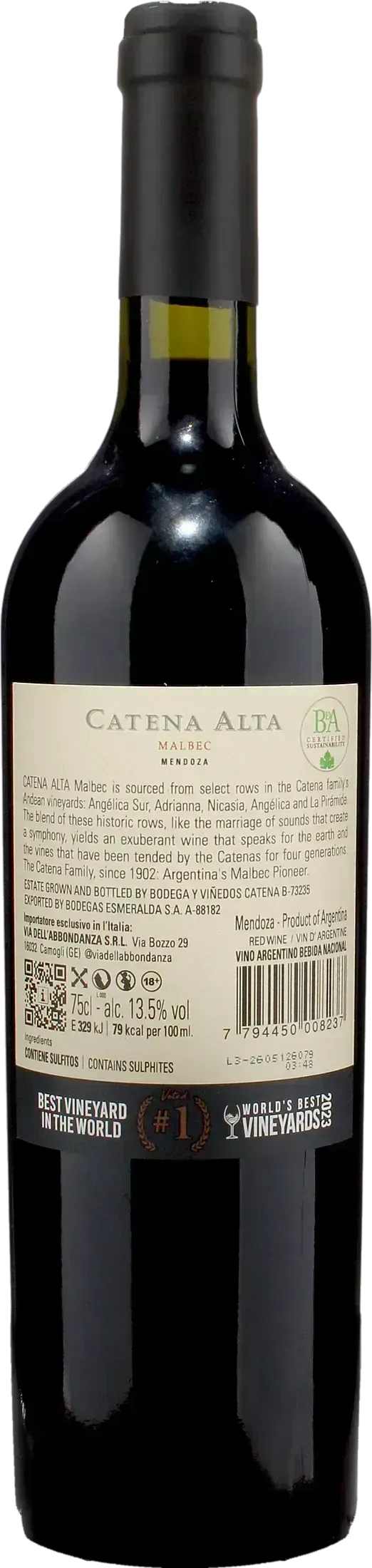 Catena Zapata Catena Alta Malbec 2022