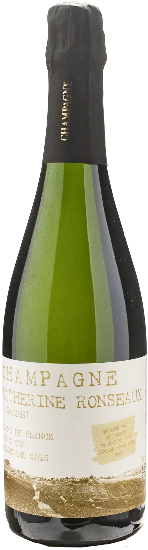 Catherine Ronseaux Champagne Grand Cru Blanc de Blancs A Cramant 2015