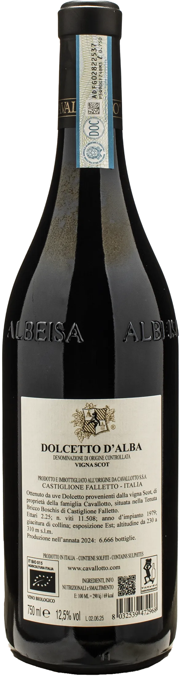 Cavallotto Dolcetto d'Alba Vigna Scot 2024