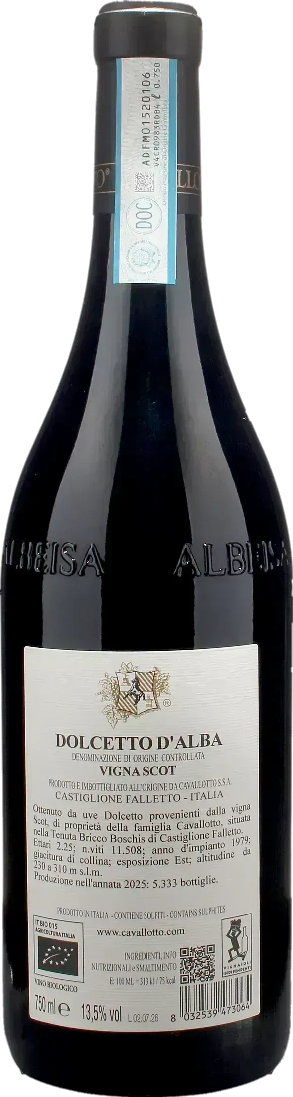 Cavallotto Dolcetto d'Alba Vigna Scot 2025