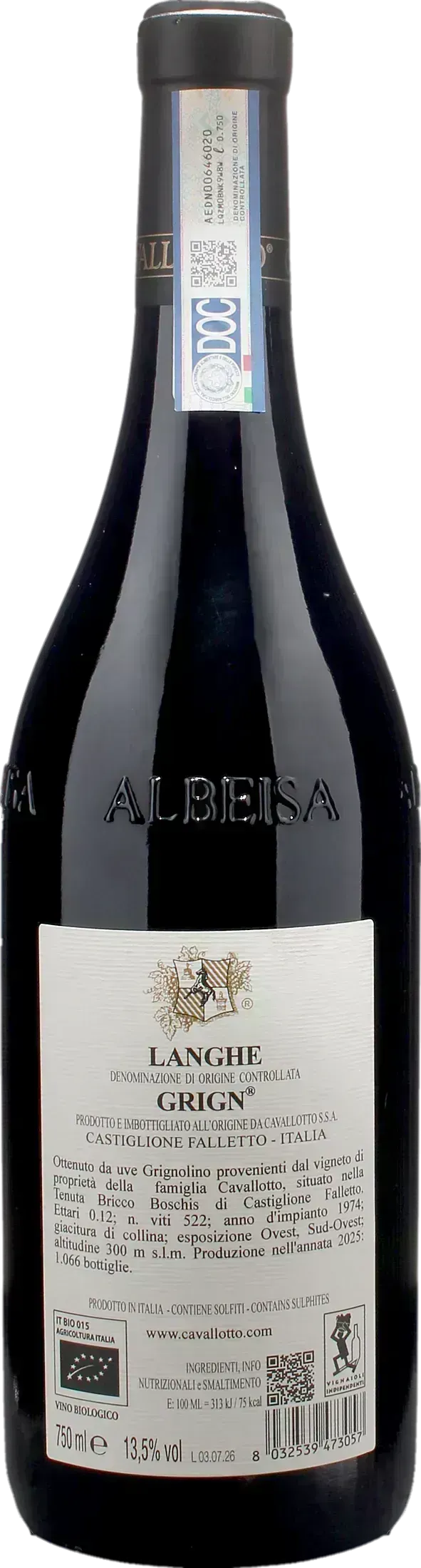 Cavallotto Langhe Grign 2025