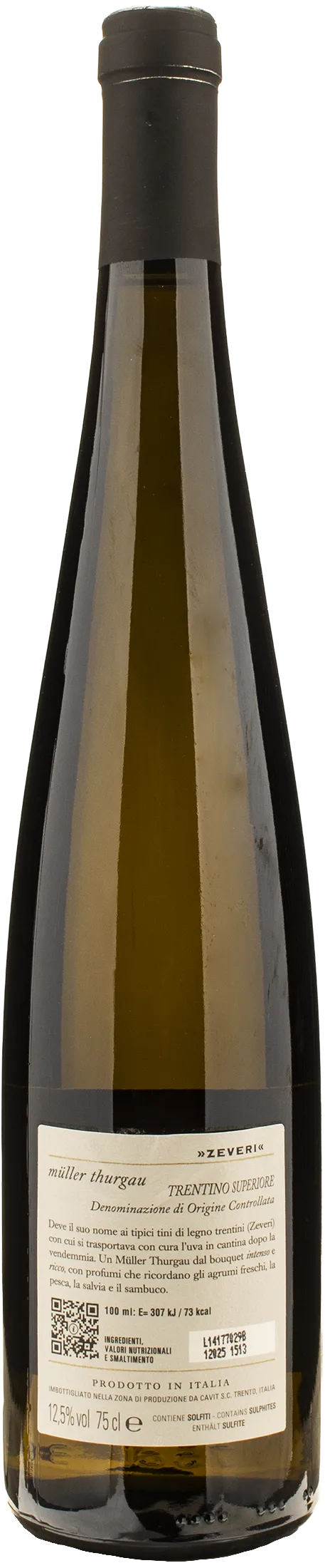 Cavit Trentino Superiore Muller Thurgau Zeveri 2024