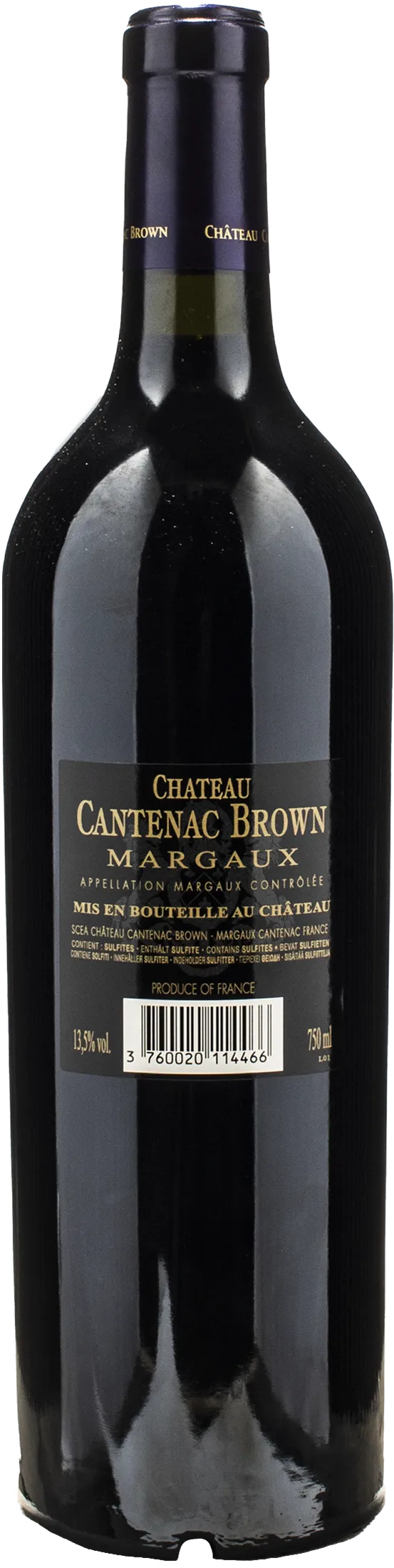 Chateau Cantenac Brown Grand Cru Classe Margaux 2021