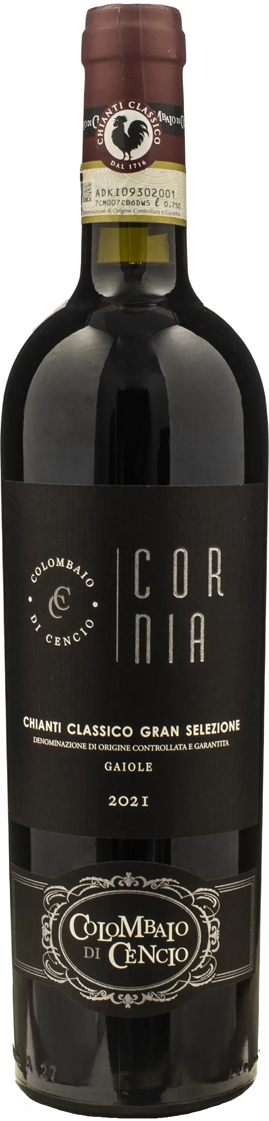Colombaio di Cencio Chianti Classico Gran Selezione Gaiole Cornia 2021