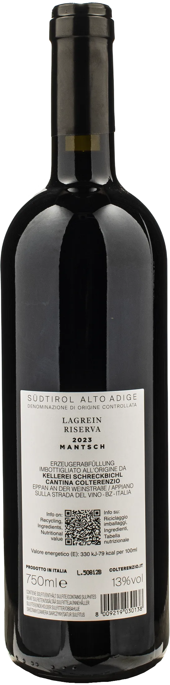 Colterenzio Lagrein Mantsch Riserva 2023