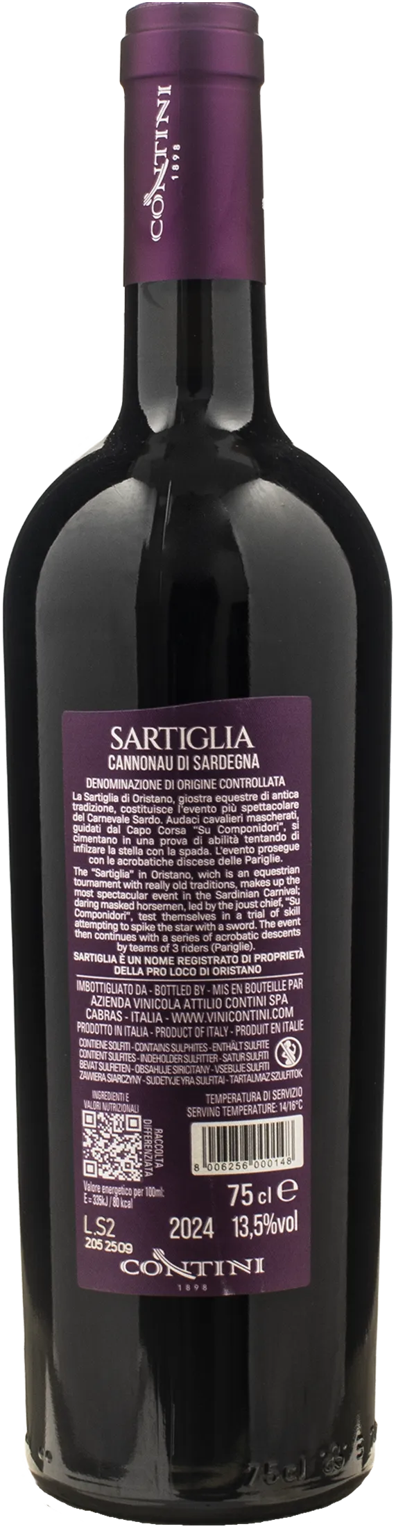 Contini Cannonau Sardegna Sartiglia 2024