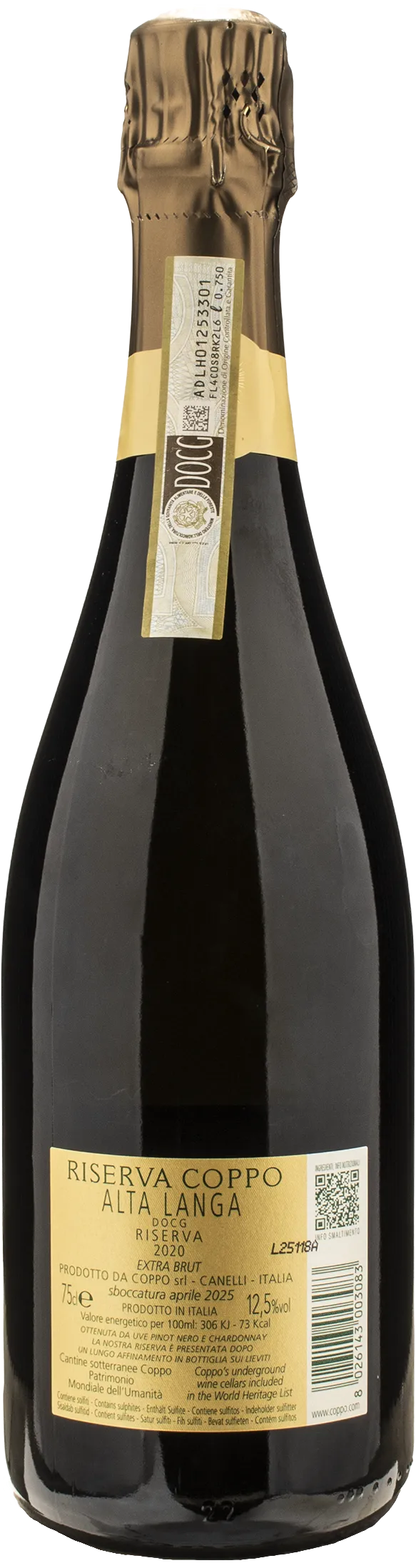 Coppo Alta Langa Riserva Coppo Extra Brut 2020