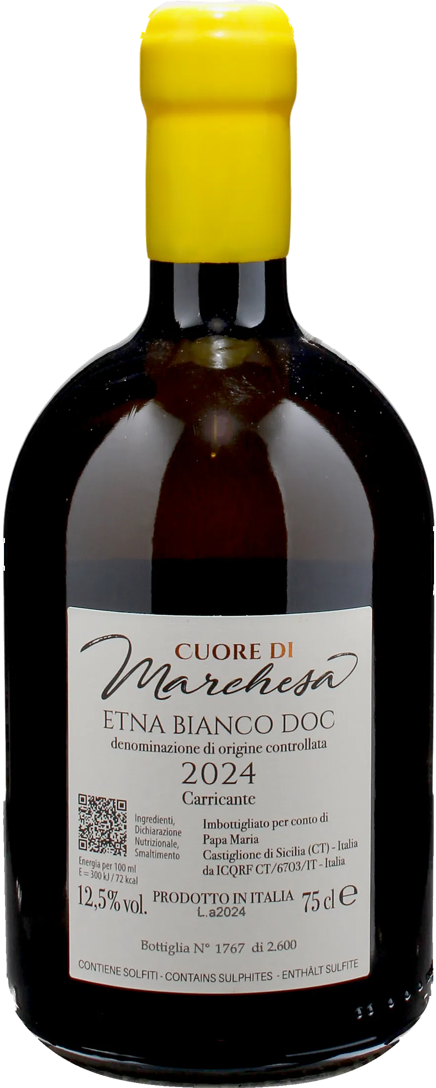 Cuore di Marchesa Etna Bianco 2024