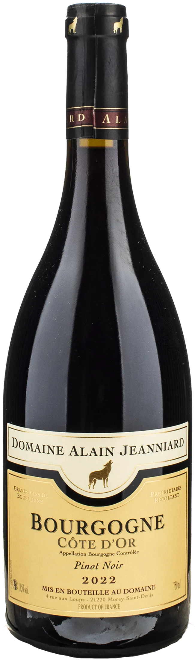 Alain Jeanniard Bourgogne Cote d'Or Pinot Noir 2022
