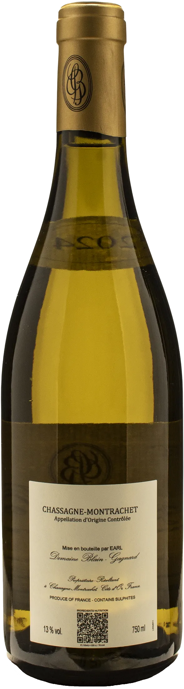 Domaine Blain Gagnard Chassagne Montrachet Blanc 2024
