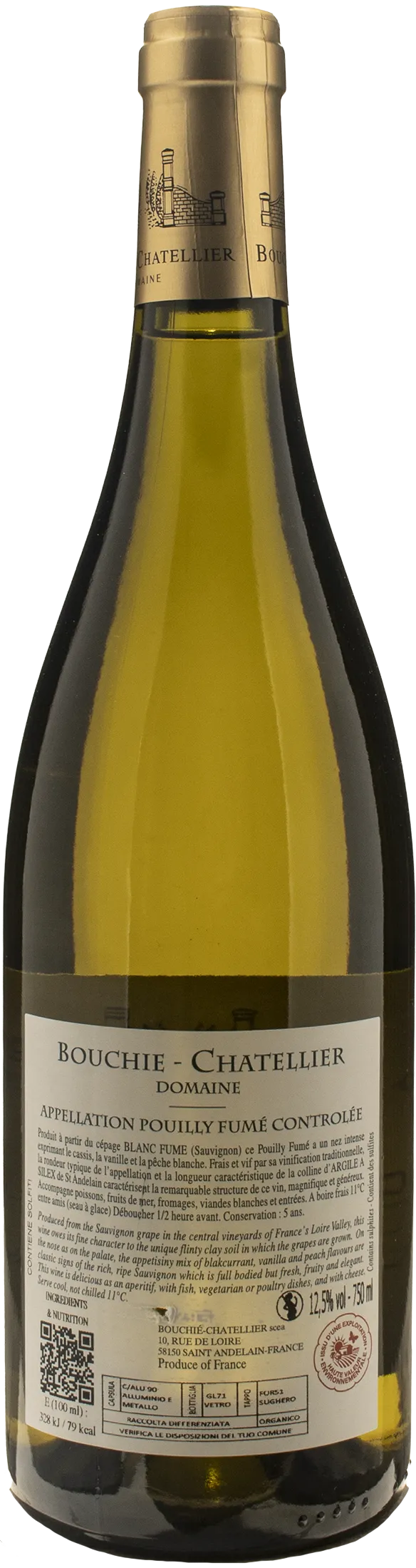 Domaine Bouchie Chatellier Poully Fume La Renardiere 2024