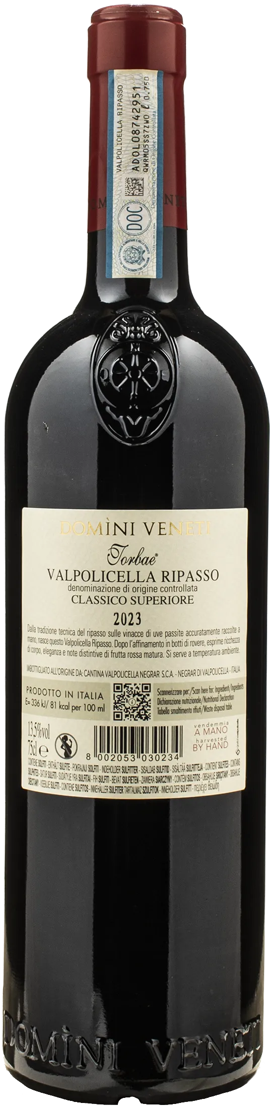 Domini Veneti Valpolicella Ripasso Classico Superiore Torbae 2023