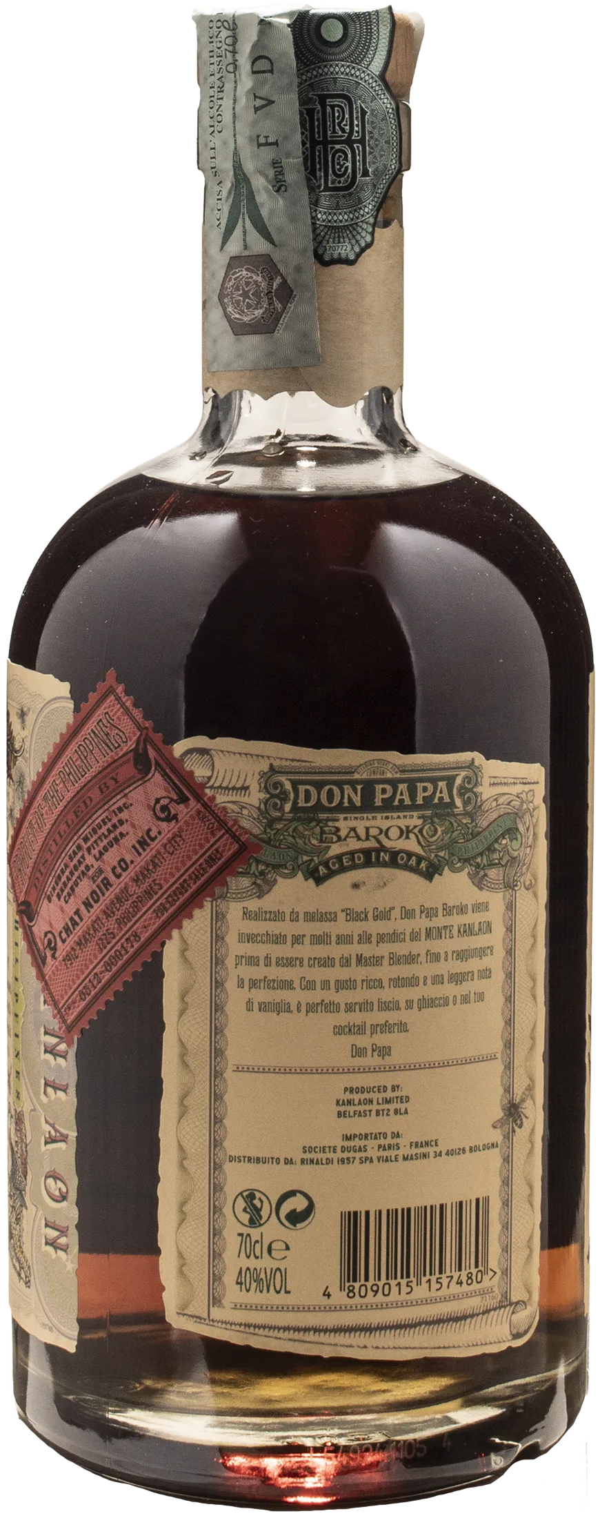 Don Papa Rum Baroko 0.7L