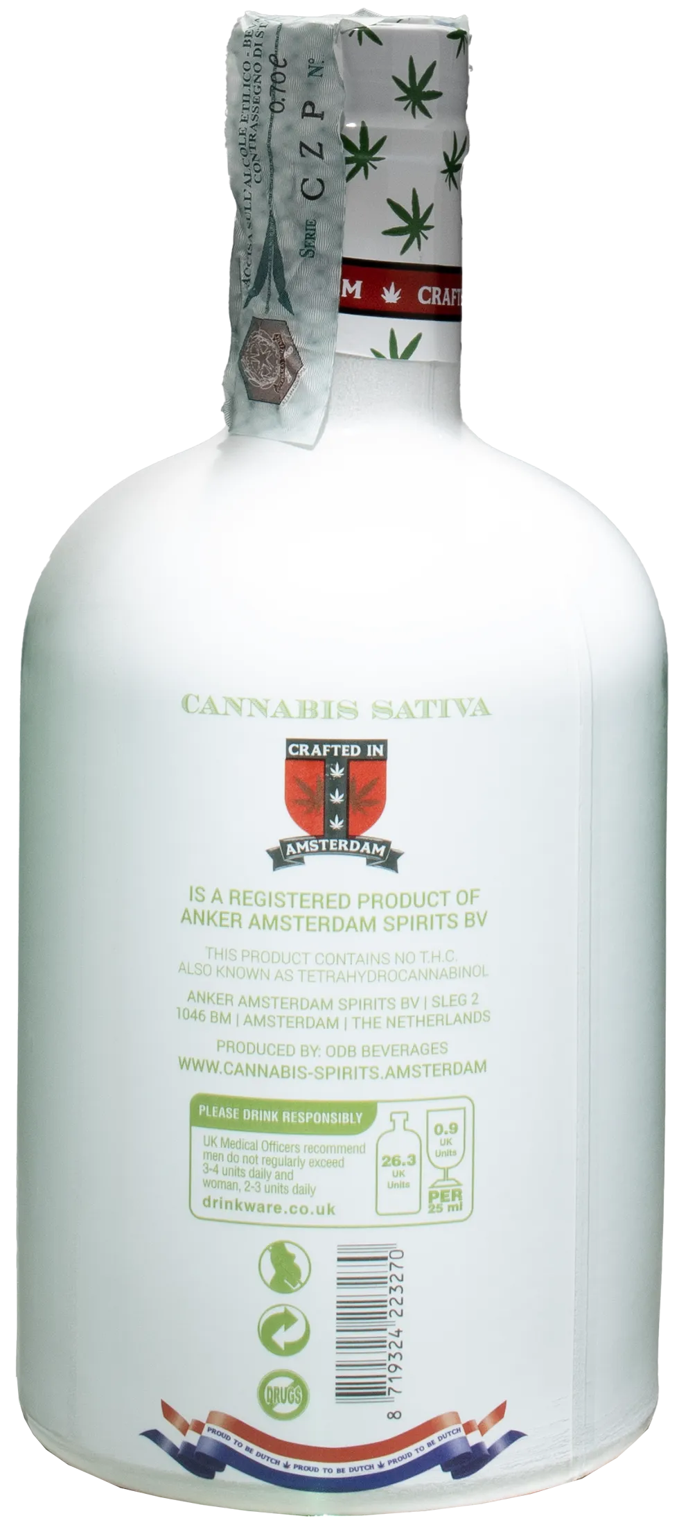Dutch Windmill Spirits Cannabis Sativa Vodka 0.7L
