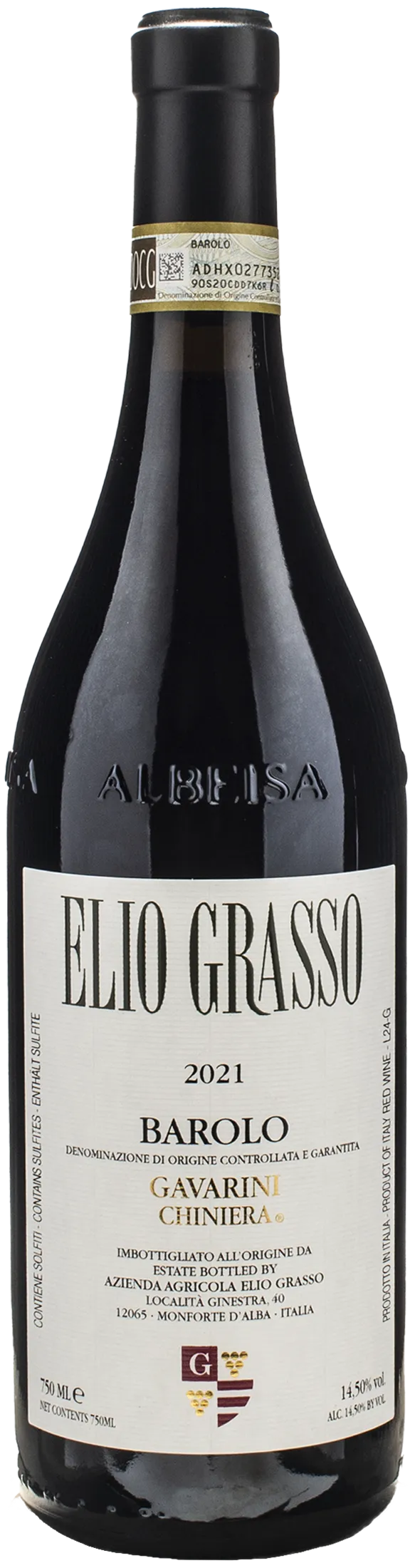 Elio Grasso Barolo Gavarini Chiniera 2021