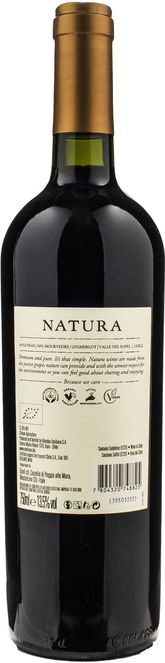 Emiliana Natura Valle del Rapel 2021