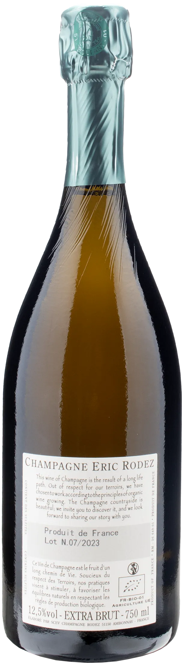 Eric Rodez Champagne Grand Cru Cuvee Des Crayeres Extra Brut