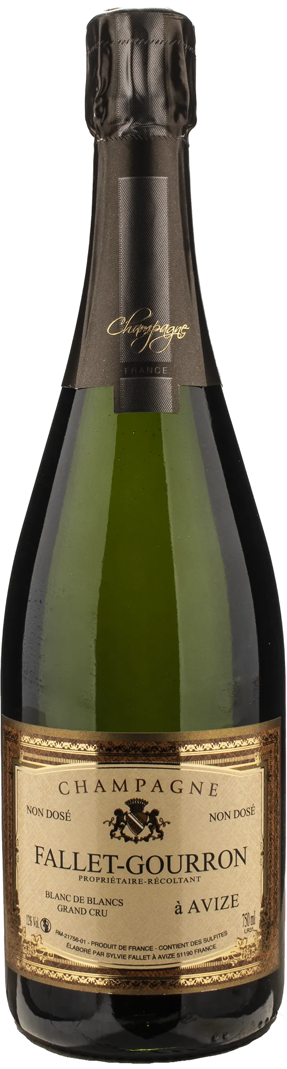 Fallet Gourron Champagne Grand Cru Blanc de Blancs Non Dose