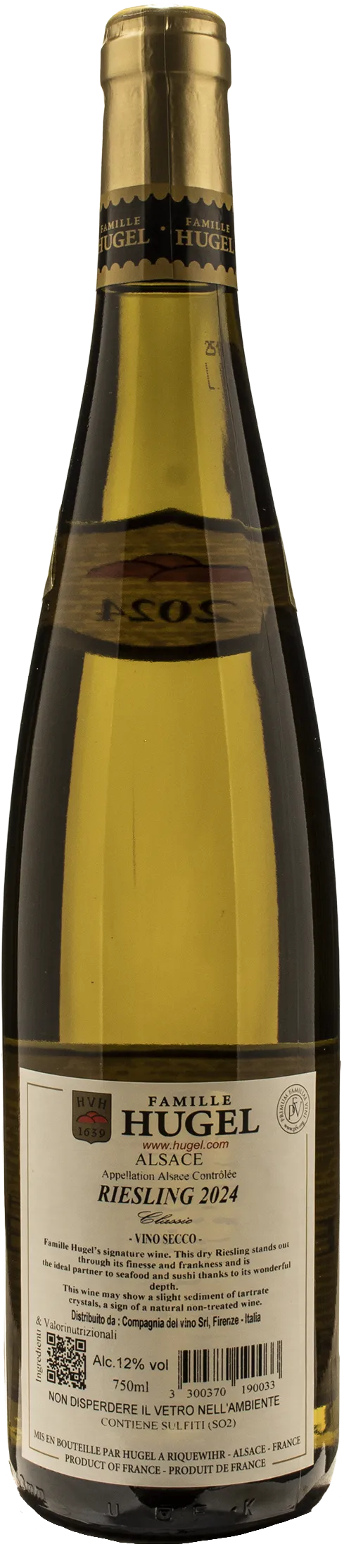 Famille Hugel Alsace Riesling Classic 2024