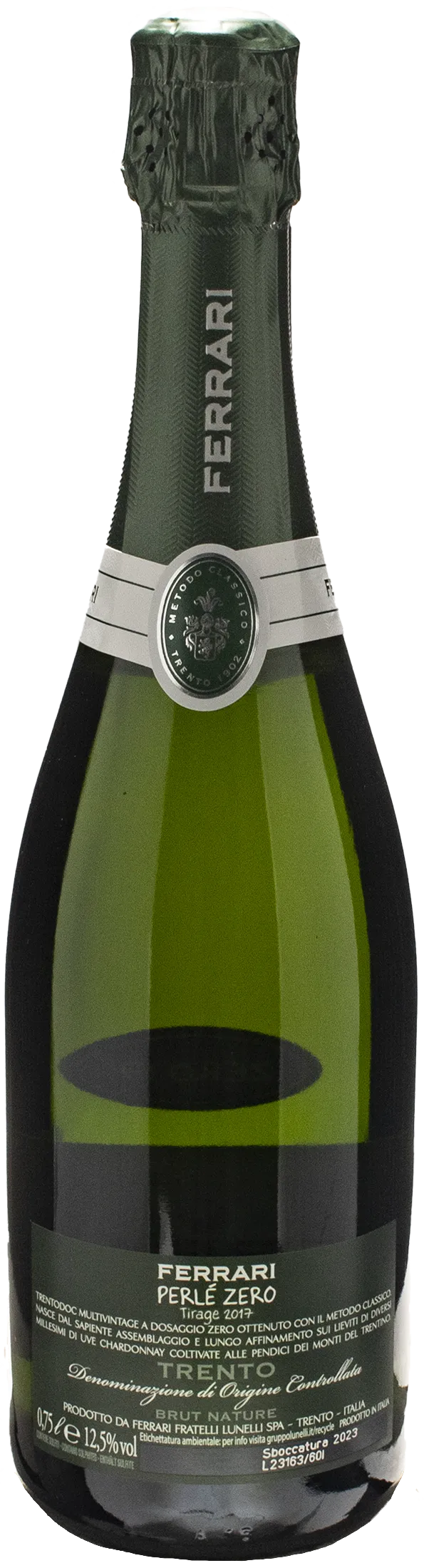 Ferrari Trento Perle Zero Brut Nature 2017