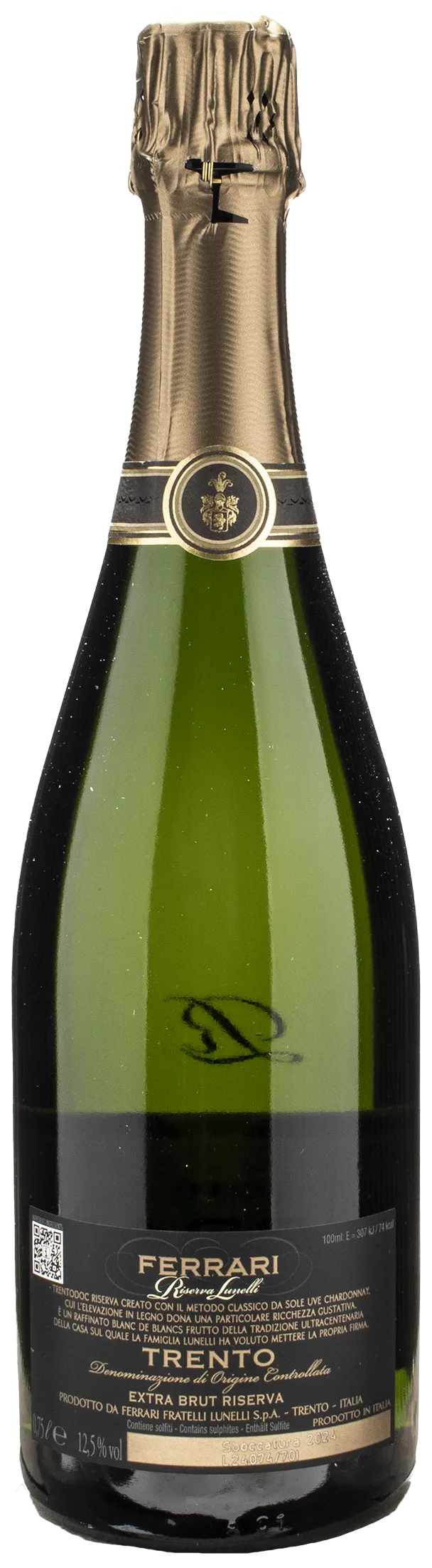 Ferrari Trento Riserva Lunelli Extra Brut 2016