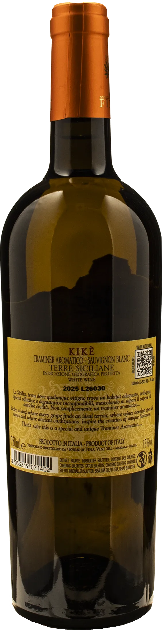 Fina Terre Siciliane Kike 2025