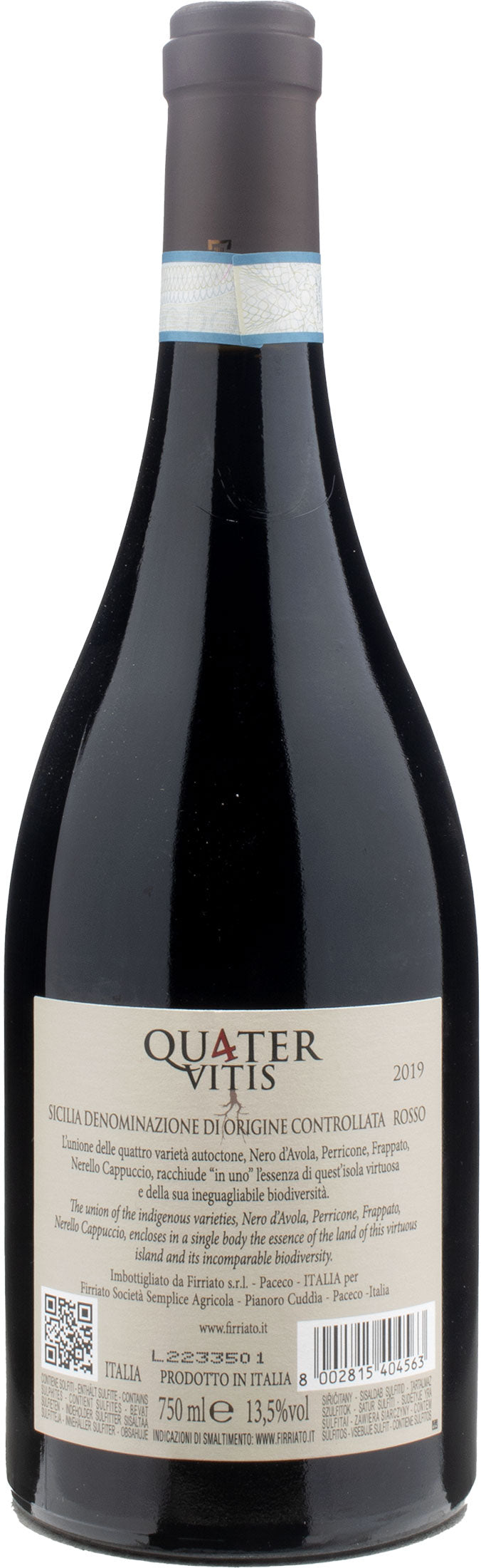 Firriato Quater Vitis Rosso 2019