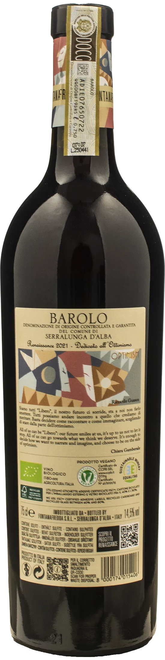 Fontanafredda Barolo Serralunga d'Alba 2021