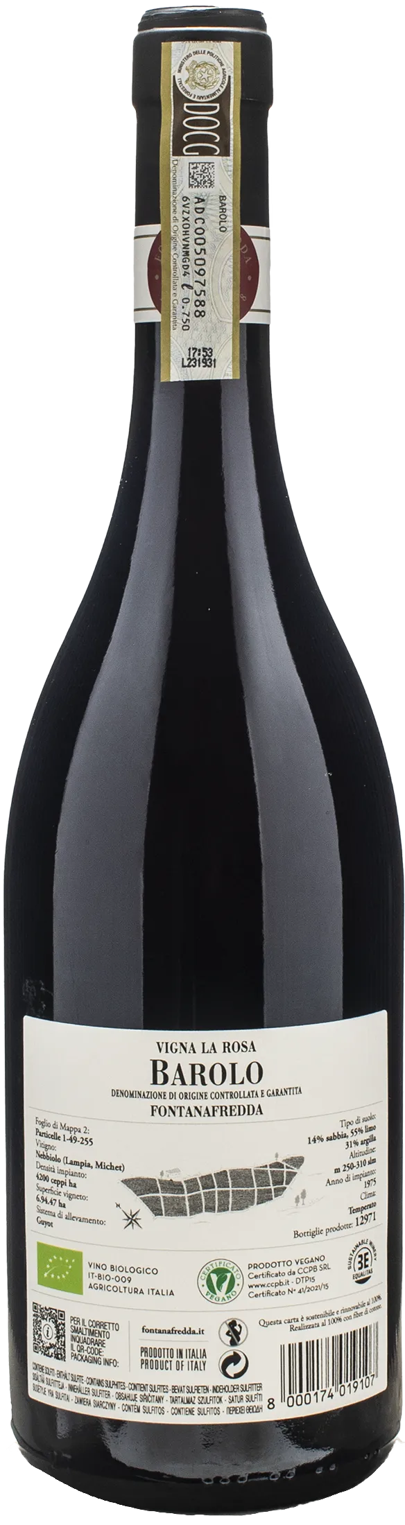 Fontanafredda Barolo Vigna La Rosa 2020