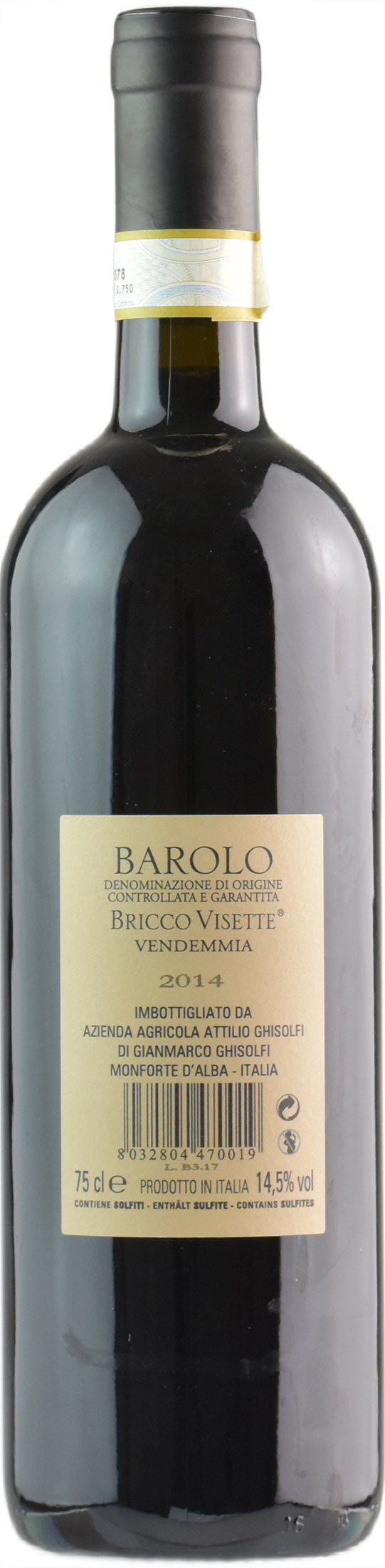 Ghisolfi Barolo Bricco Visette 2014