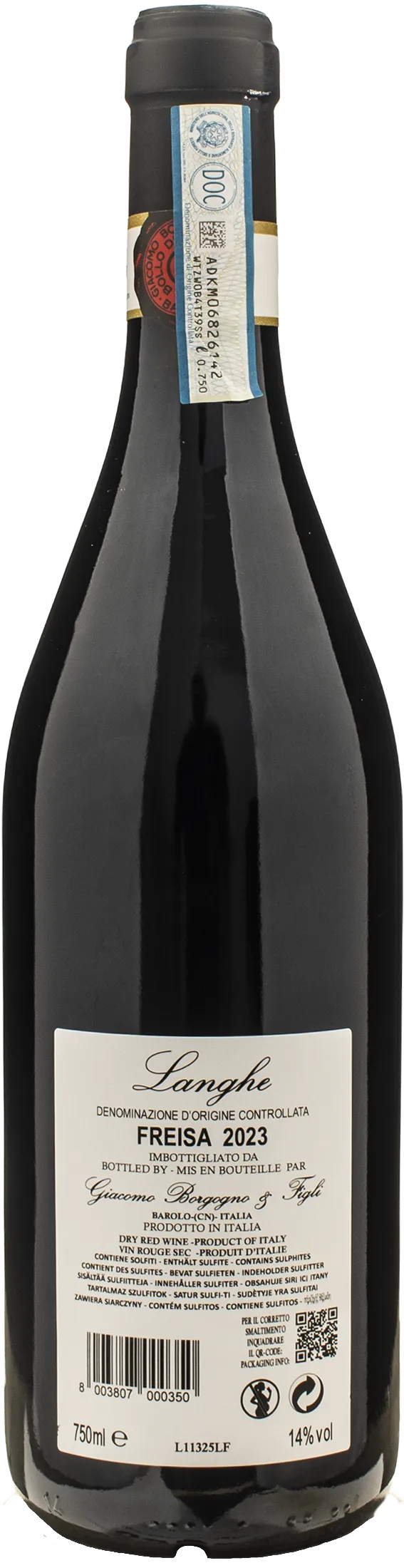 Giacomo Borgogno Langhe Freisa 2023