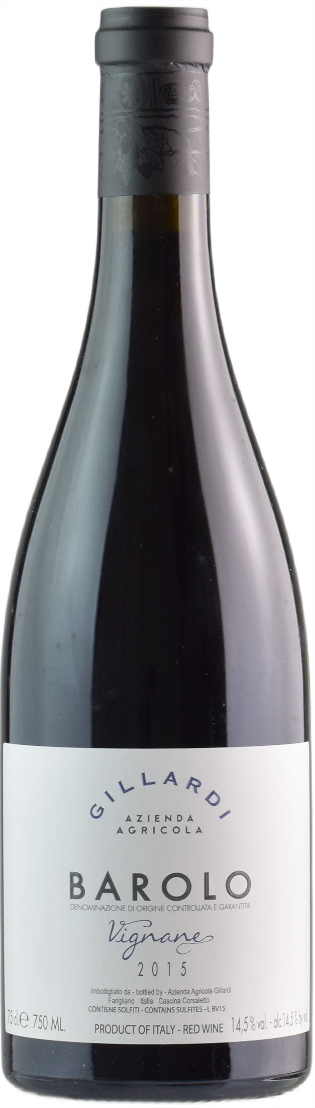 Gillardi Barolo Vignane 2015