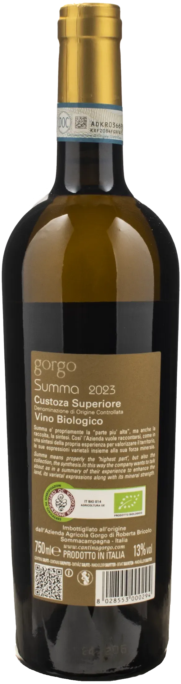 Gorgo Bianco Custoza Superiore Summa 2023