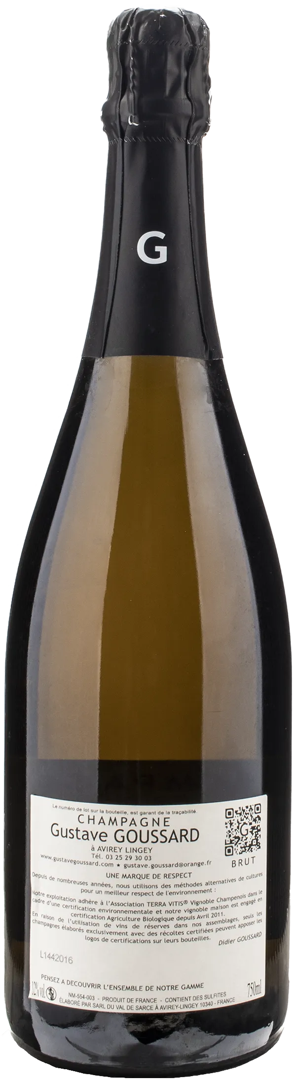 Gustave Goussard Champagne Respect N°1 Brut